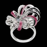 Bague diamant Dahlia en laque