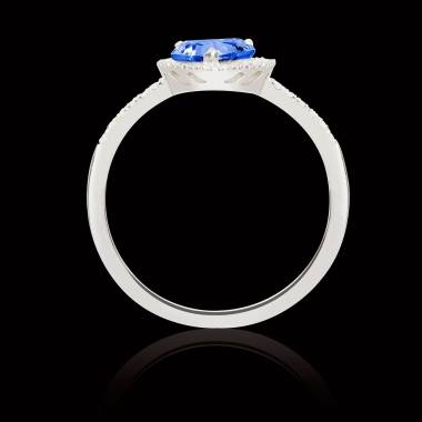 Bague saphir bleu Anya