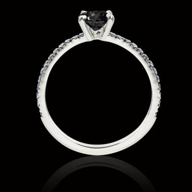 Bague diamant noir Manon