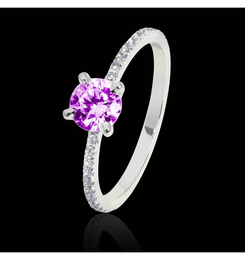 Bague saphir rose Manon