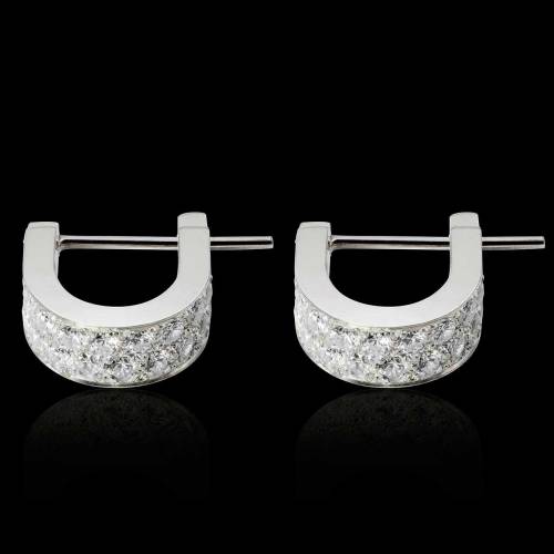 Boucles d'oreilles diamant Fuseaux