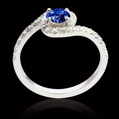 Bague saphir bleu Lilou