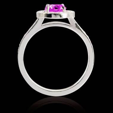 Bague saphir rose Sarah