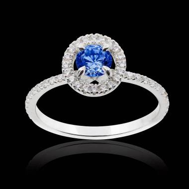 Bague saphir bleu Isaure