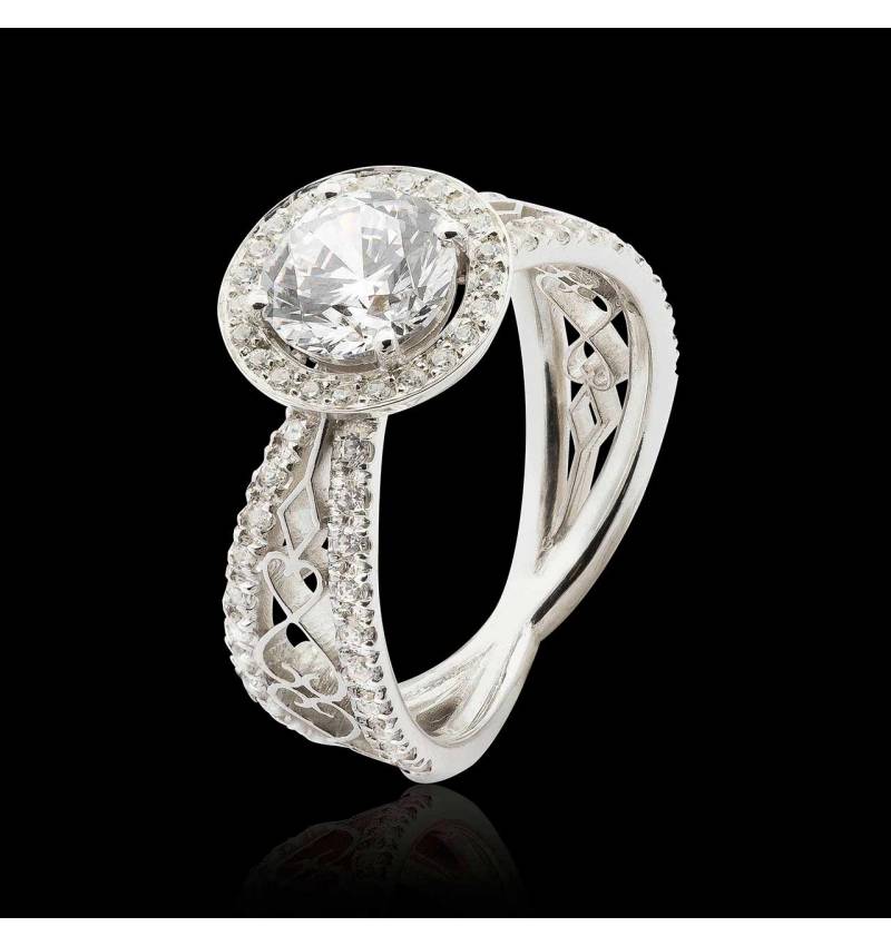 Bague de fiançailles diamant Barbara Bague de fiançailles diamant Barbara