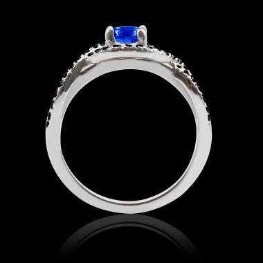 Bague saphir bleu Juliette