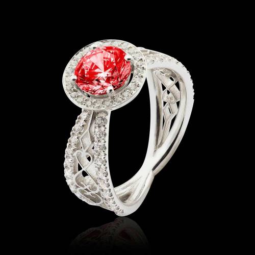 Bague rubis Barbara