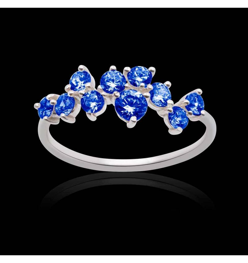 Bague saphir bleu Lilla