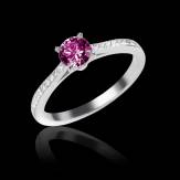 Bague Tourmaline rose Elodie