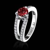 Bague Spinelle rouge Plena Luna