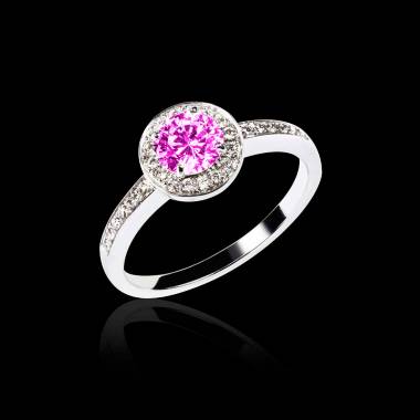 Bague de fiançailles Tourmaline rose Rekha