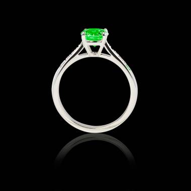 Bague de fiançailles Tsavorite Angela