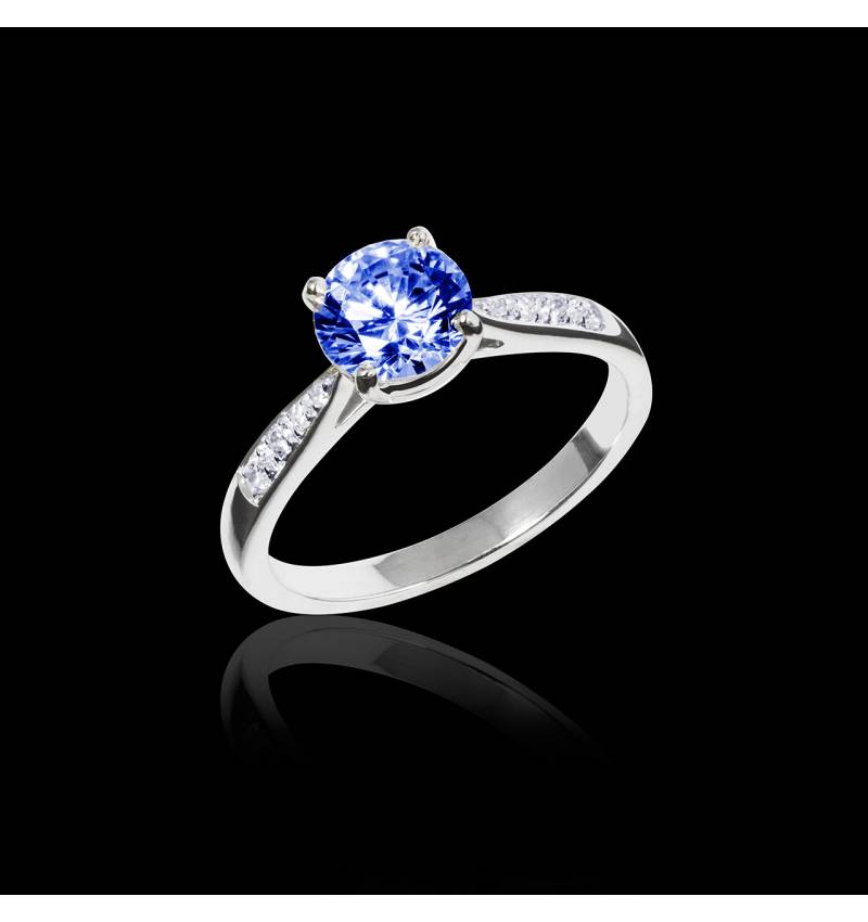 Bague de fiançailles Tanzanite Angela