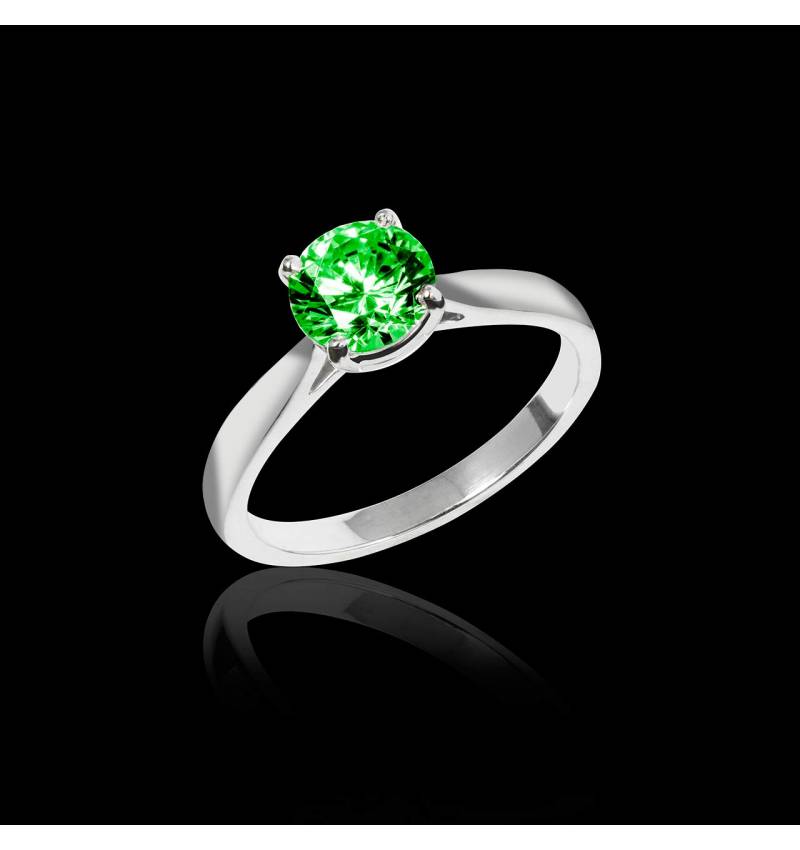 Bague Tsavorite Angela solo