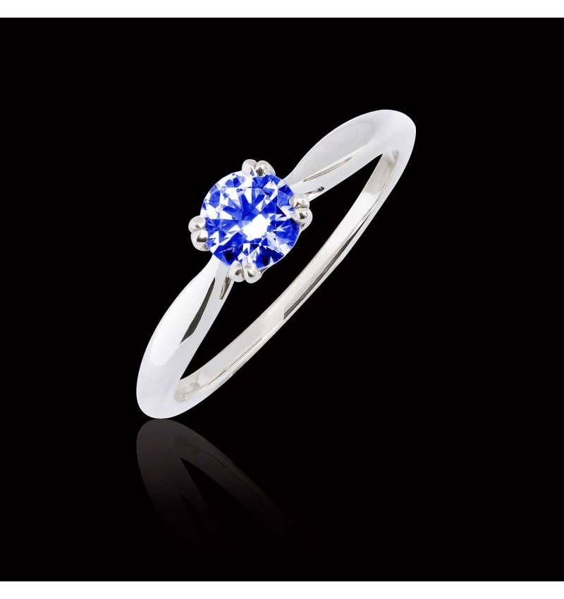 Bague de fiançailles Tanzanite Laureen solo