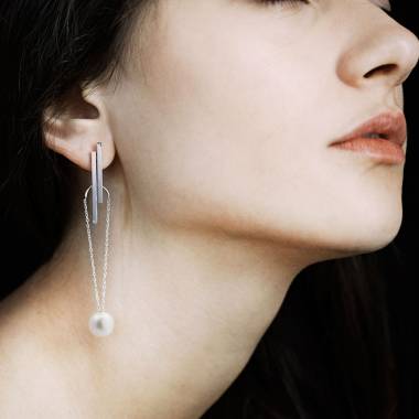 Boucles d'oreilles pendantes courtes pour femmes oreilles percées