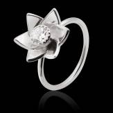 Bague solitaire diamant Jonquille solo