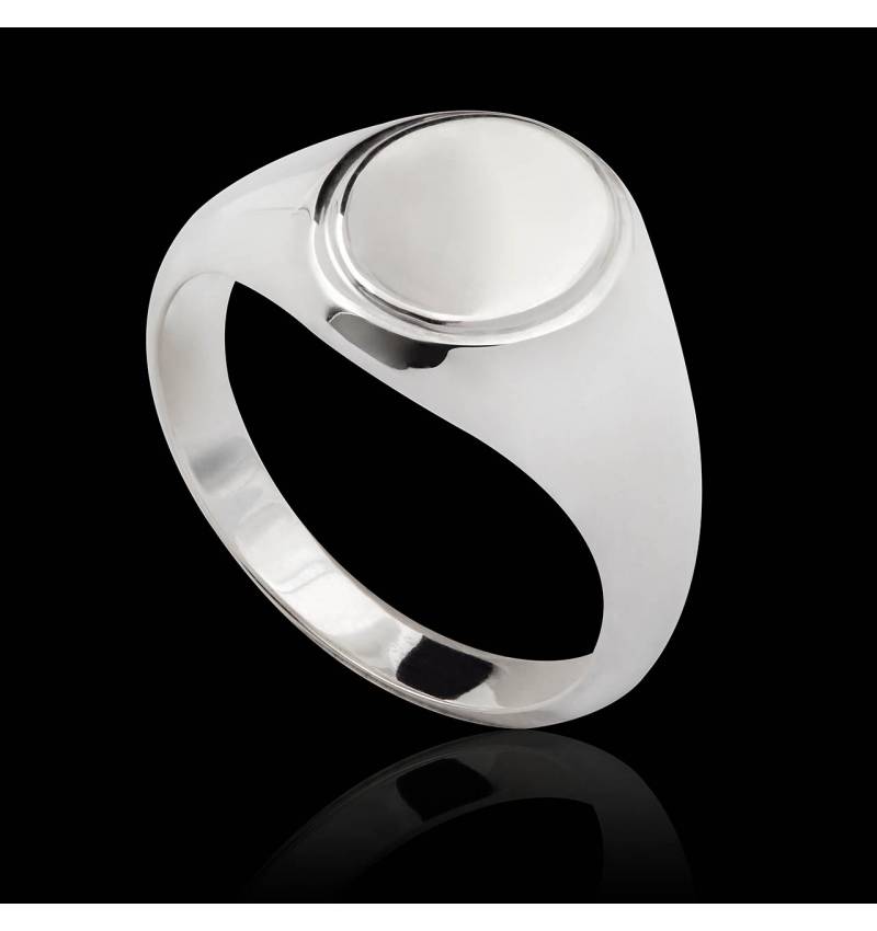 Chevalière femme platine Nicole Chevalière femme platine Nicole