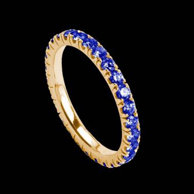 Alliance de mariage pavage diamant 0,5 carat or blanc Eve
