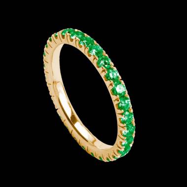 Alliance de mariage pavage diamant 0,5 carat or blanc Eve