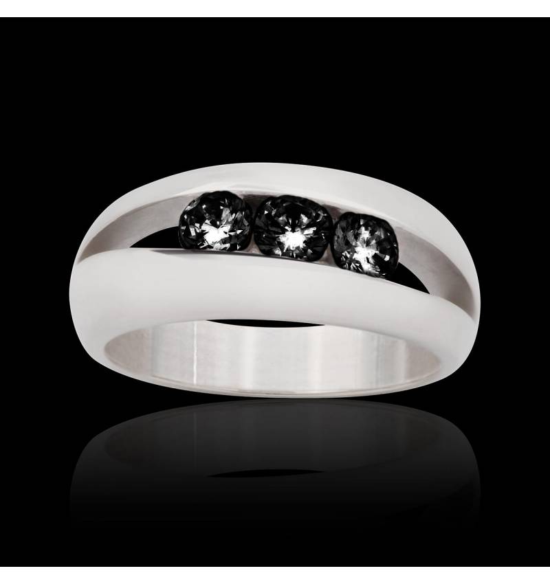 Bague diamant noir Amélie Bague diamant noir Amélie