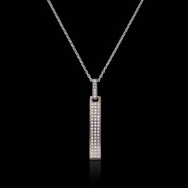 Pendentif diamant Wave