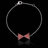 Bracelet rubis Noeud Papillon