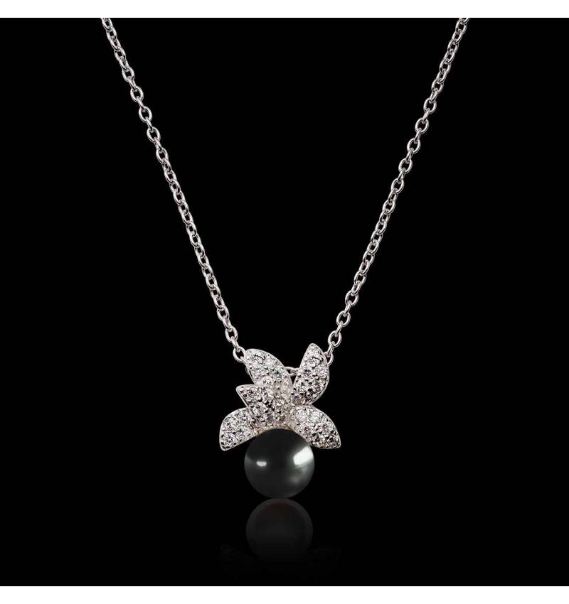 Collier de perles noires de Tahiti 19