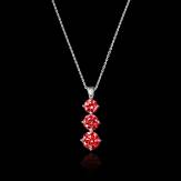 Pendentif rubis Trilogie