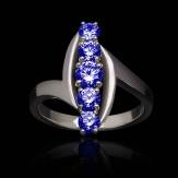 Bague saphir bleu-Margaux