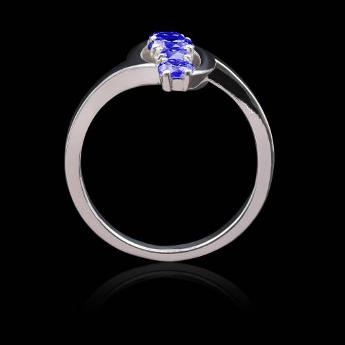 Bague saphir bleu-Margaux