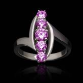 bague saphir rose-Margaux