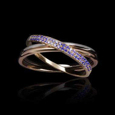 bague-saphir-bleu-trois-ors