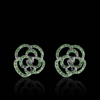 boucles-oreilles-emeraude-anemone