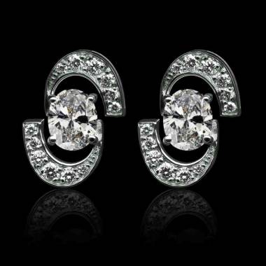 boucles oreilles-diamant-or blanc-galaxie