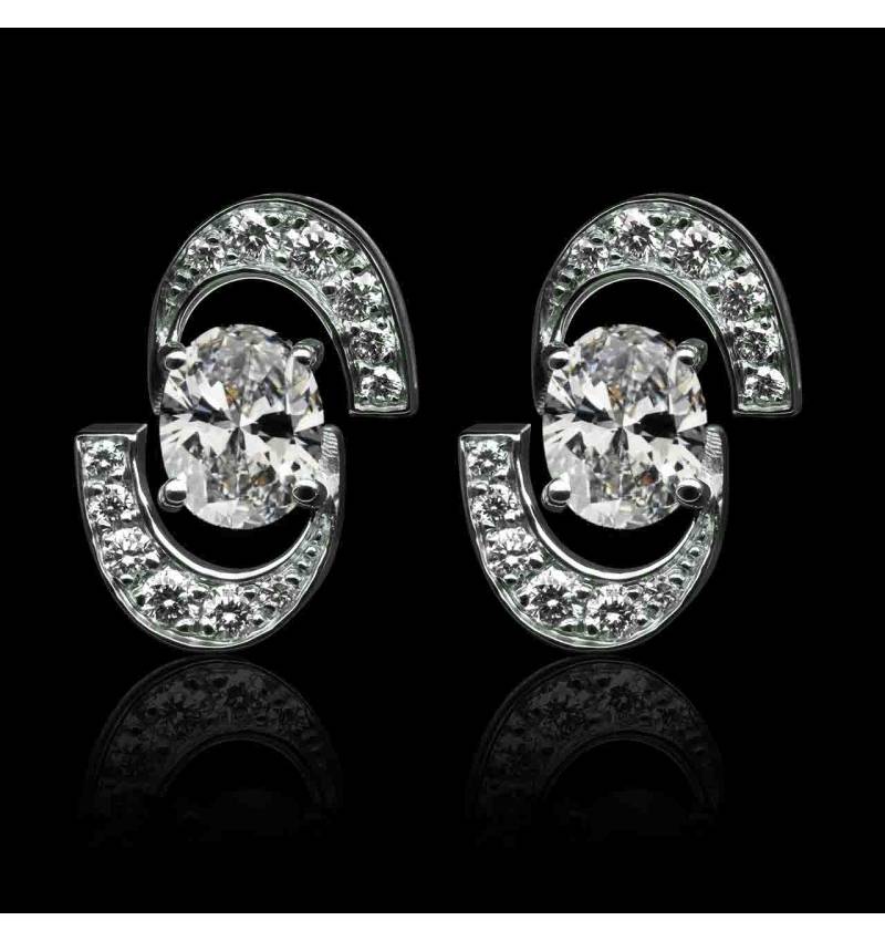 boucles oreilles-diamant-or blanc-galaxie