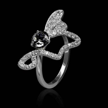 bague diamant noir-monarque