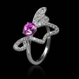 bague saphir rose- or blanc-monarque