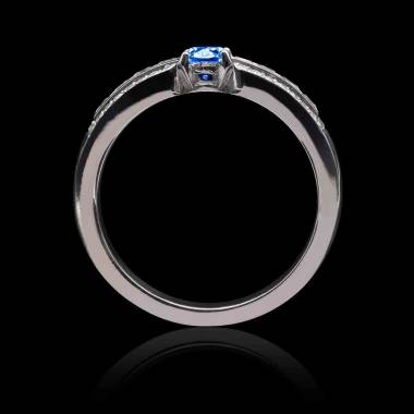 bague saphir bleu-or blanc-grace