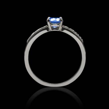 bague saphir bleu-or blanc-kelly