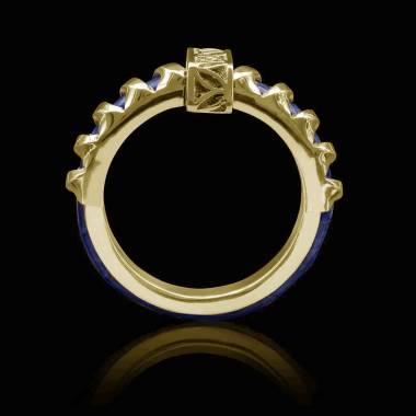 bague homme or jaune- katana