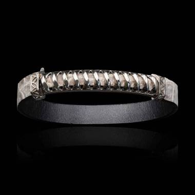 bracelet cuir crocodile- katana
