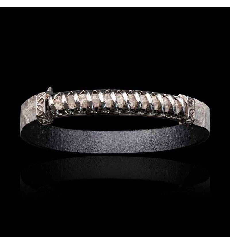 bracelet cuir crocodile- katana