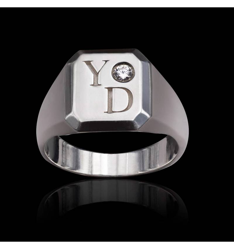 chevalire_diamant_initiales_or blanc chevalire_diamant_initiales_or blanc