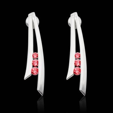 rubis_boucles d'oreilles_or blanc