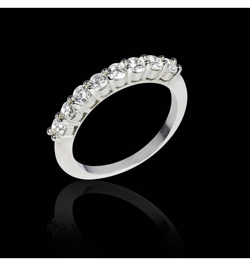 Alliance de mariage diamant 0,5 carat or blanc Mercure Alliance de mariage diamant 0,5 carat or blanc Mercure