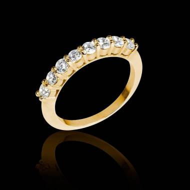 Alliance de mariage diamant 0,6 carat or jaune Mercure