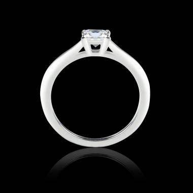 Solitaire diamant or blanc My Love