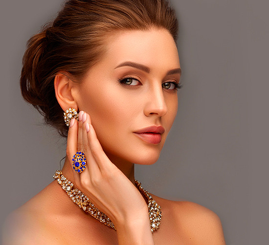 Bague saphir bleu