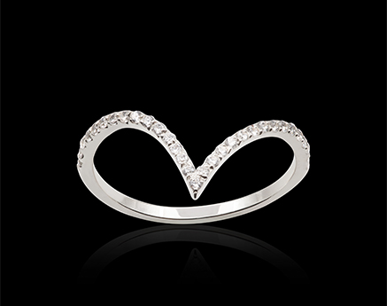 alliance or blanc diamant flavie